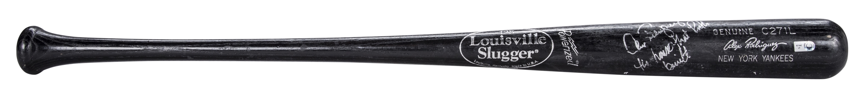 2008 Alex Rodriguez Game Used and Signed Louisville Slugger C271L Model Bat (PSA/DNA GU 8 & MLB Authenticated)